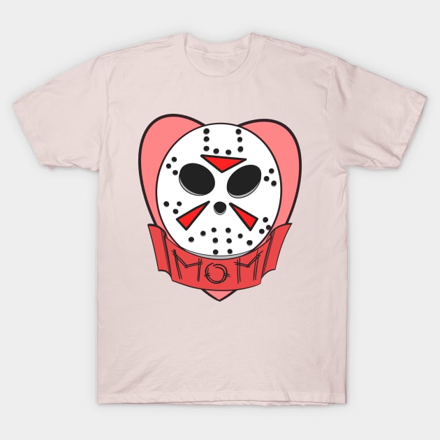 Jason Voorhees Love his Ma T-Shirt by Jamie Collins